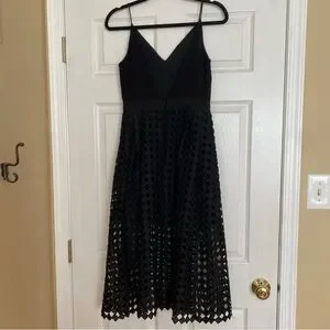 knee length dresses for ladies Cynthia Rowley | Garbo Silky Lace Dress | Xs